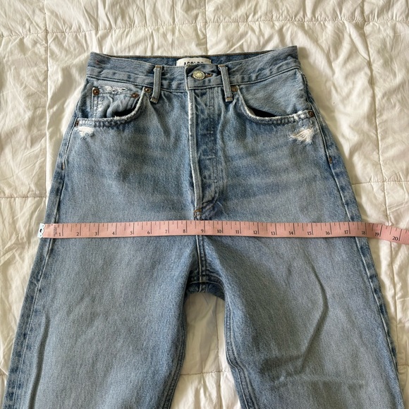 Agolde 90s pinch High Waisted Jeans raw hem - Picture 11 of 12